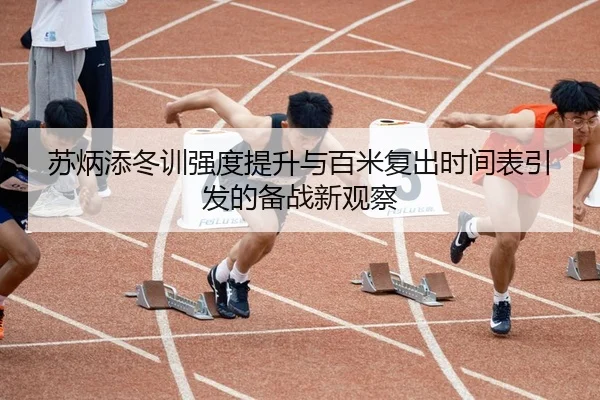 苏炳添冬训强度提升与百米复出时间表引发的备战新观察